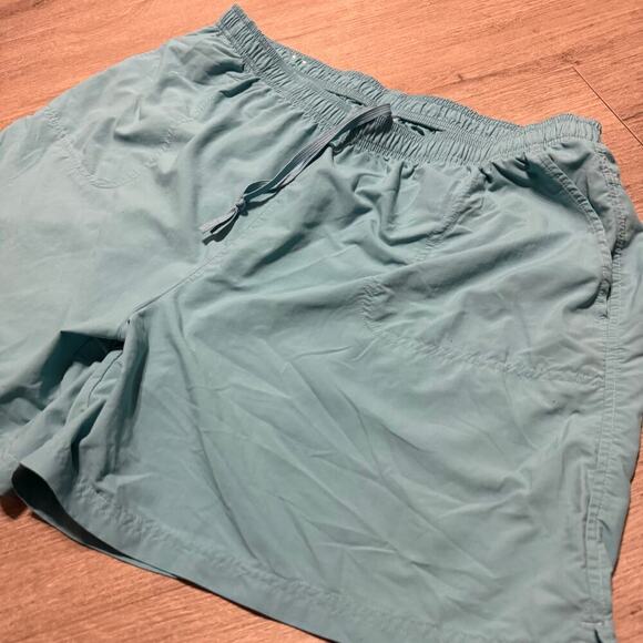 Columbia Pants - Columbia Women’s Nylon Drawstring Shorts 2X Green Quick Dry Pockets Lightweight